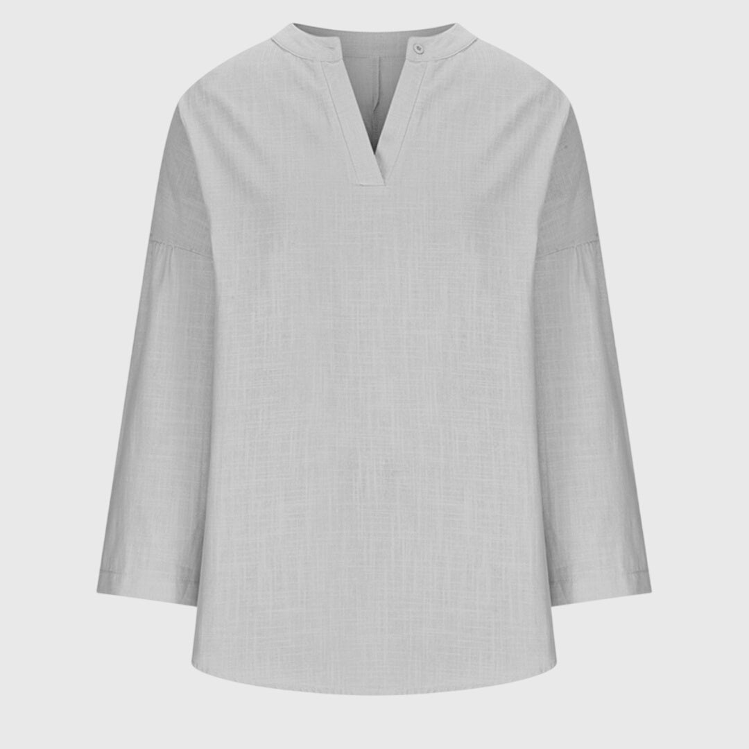 Women's Flowy Elegant Beach Summer Shirt | Long Sleeve