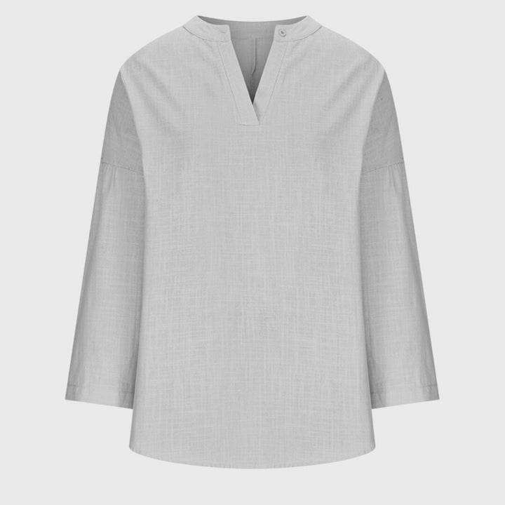 Women's Flowy Elegant Beach Summer Shirt | Long Sleeve