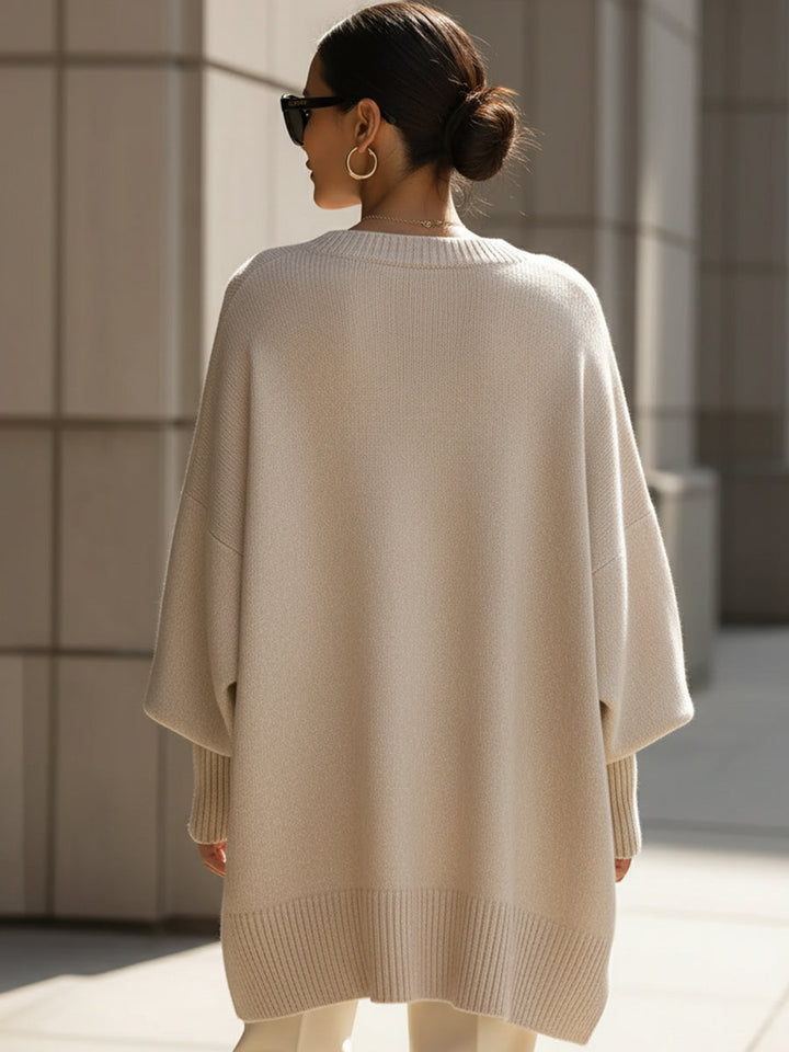 Women's Chique Loose Winter Sweater | Long