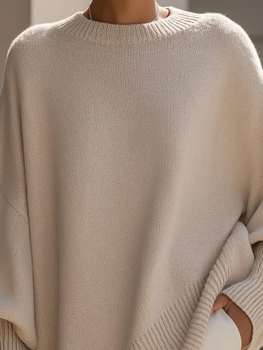 Women's Chique Loose Winter Sweater | Long