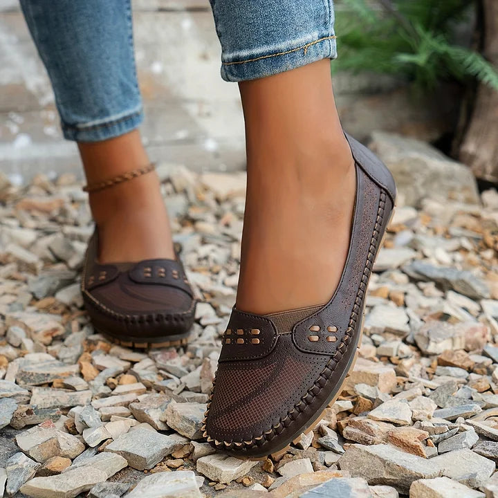 Women's Casual Orthopedic Flat Shoes | Slip On