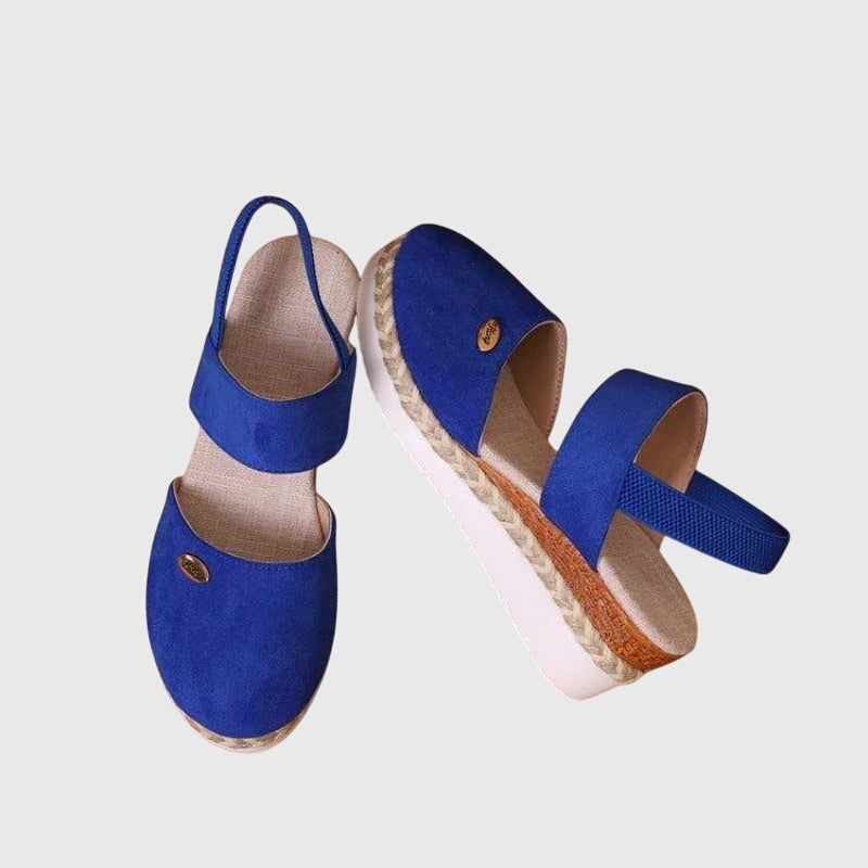 Women's Summer Espadrille Wedge Heel Sandals | Orthopedic