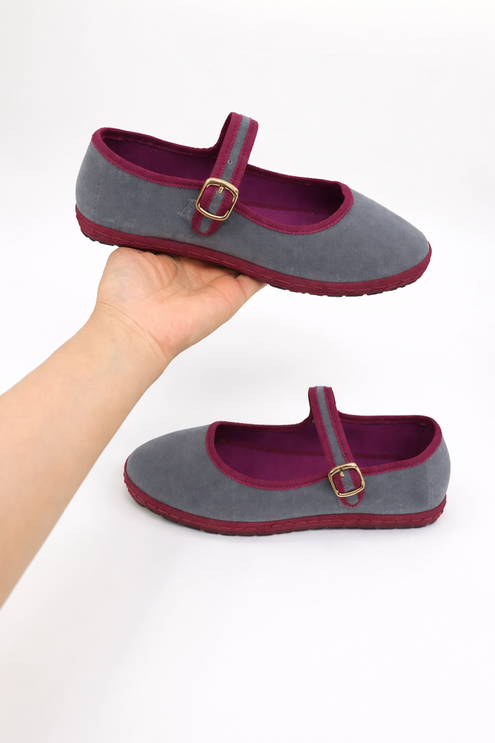Women's Round Toe Buckle Strap Mary Jane Ballet Flats | Orthopedic