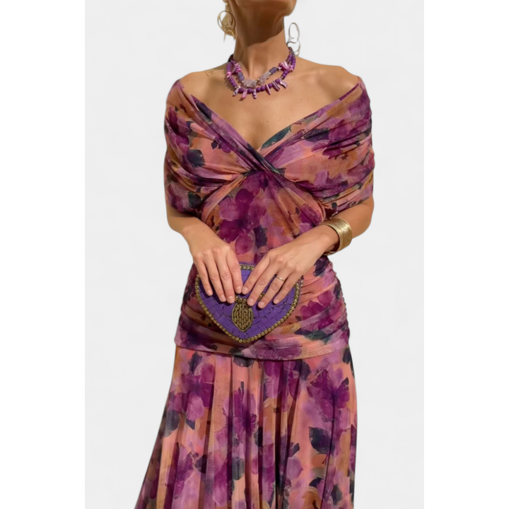 Women's Off-Shoulder Evening Dress | Maxi