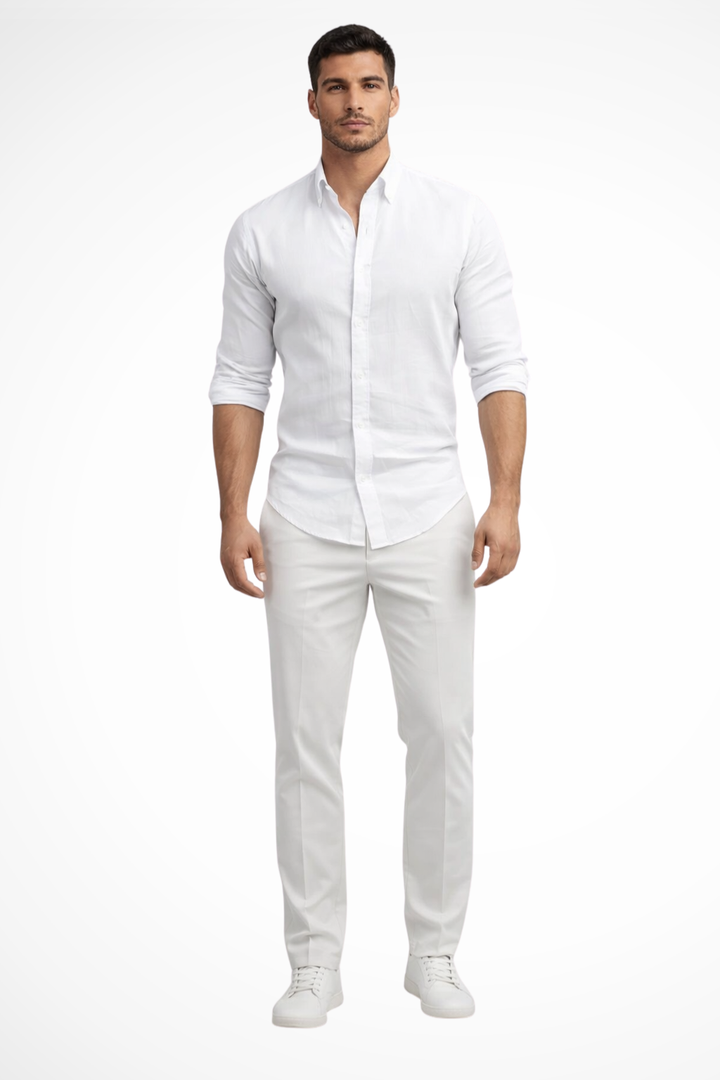 Men's Loose Fit Casual Summer Shirt | Long Sleeve