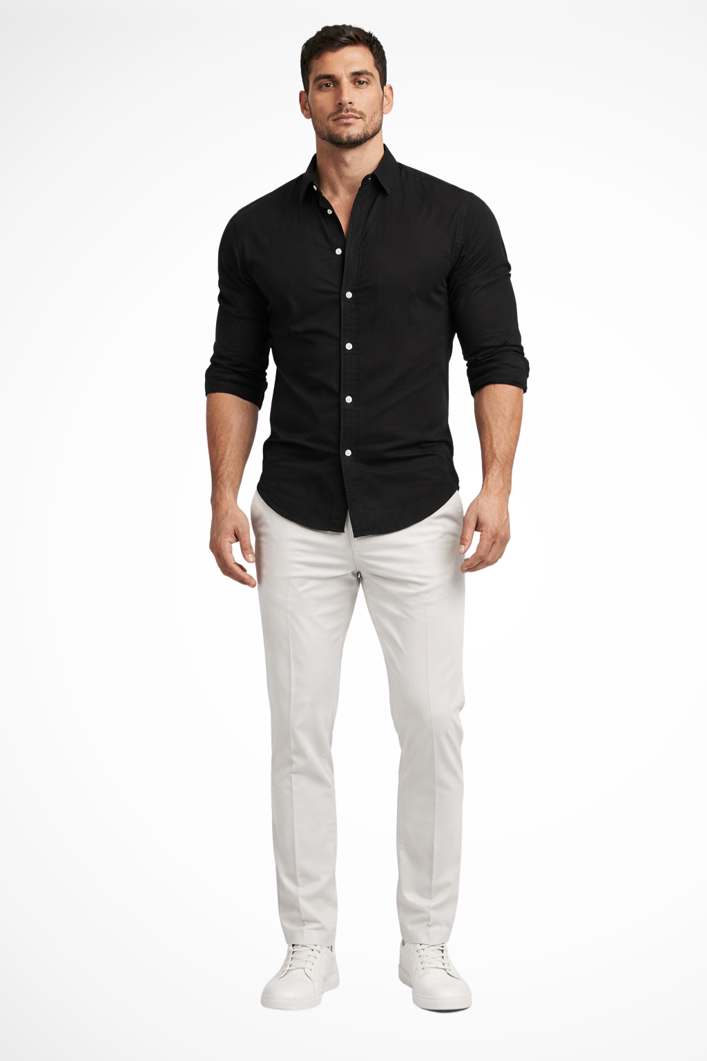 Men's Loose Fit Casual Summer Shirt | Long Sleeve