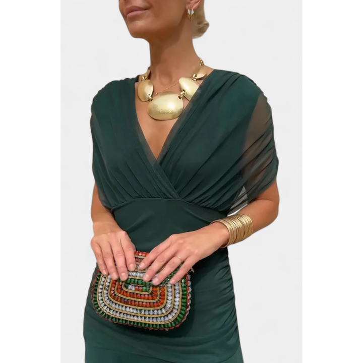 Women's Off-Shoulder Evening Dress | Maxi