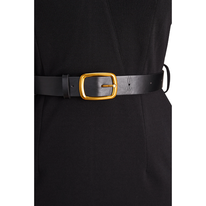 Women's V-Neck Work Dress | Midi