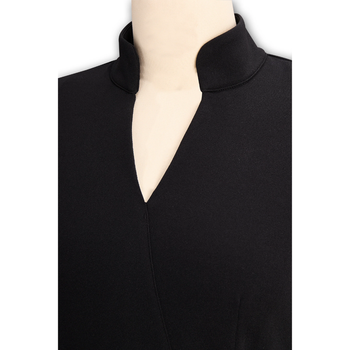Women's V-Neck Work Dress | Midi