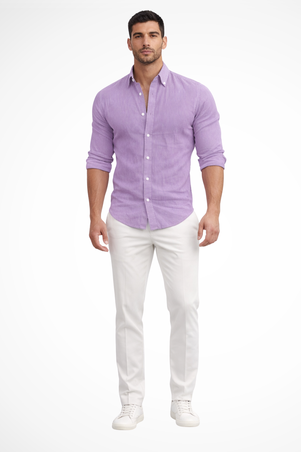 Men's Loose Fit Casual Summer Shirt | Long Sleeve