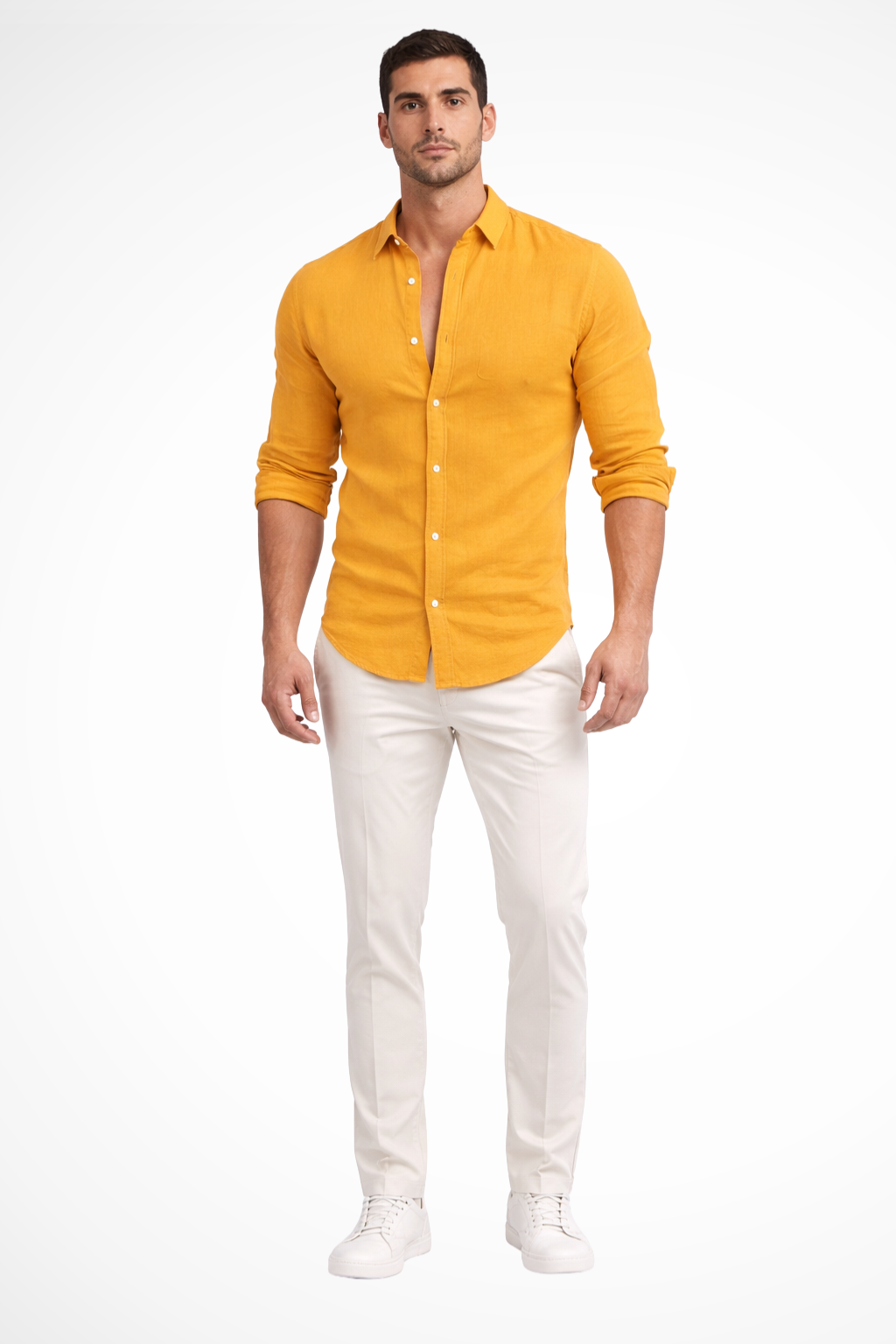 Men's Loose Fit Casual Summer Shirt | Long Sleeve