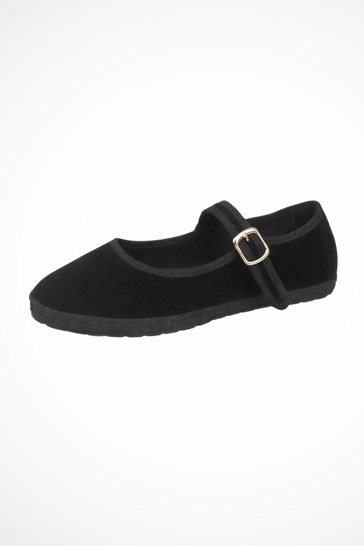 Women's Round Toe Buckle Strap Mary Jane Ballet Flats | Orthopedic