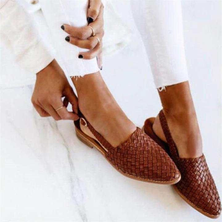 Women's Boho Orthopedic Buckle Closure Sandals | Slingback