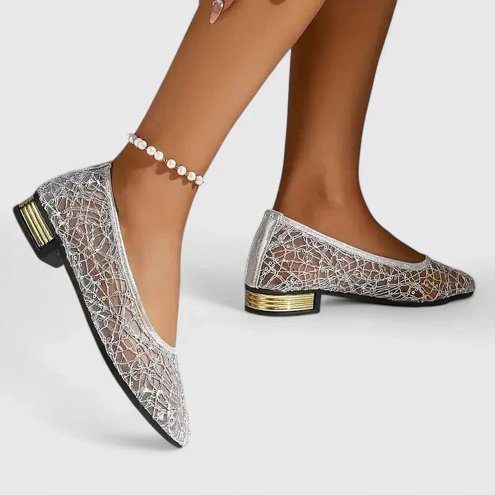 Women's Elegant Evening Low Heel Shoes | Orthopedic