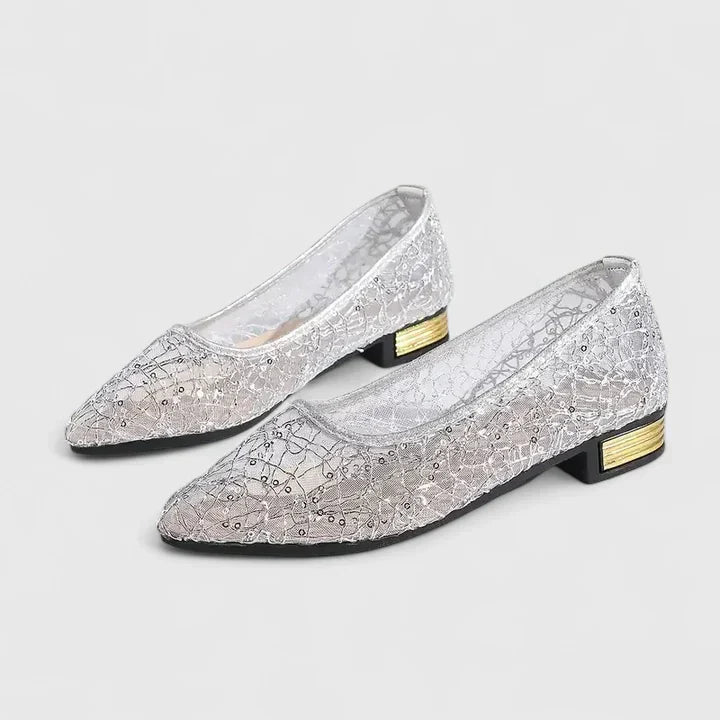 Women's Elegant Evening Low Heel Shoes | Orthopedic