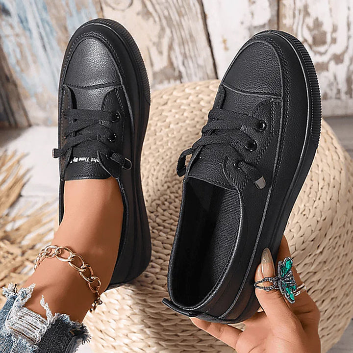 Women's Casual Lace Up Orthopedic Sneakers | Flat