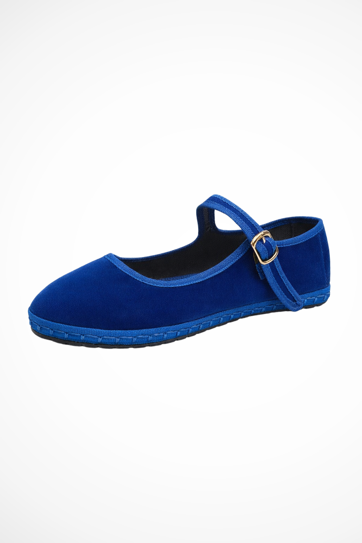 Women's Round Toe Buckle Strap Mary Jane Ballet Flats | Orthopedic