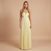 Women's Summer Wedding Guest Pleated Halter Dress | Maxi
