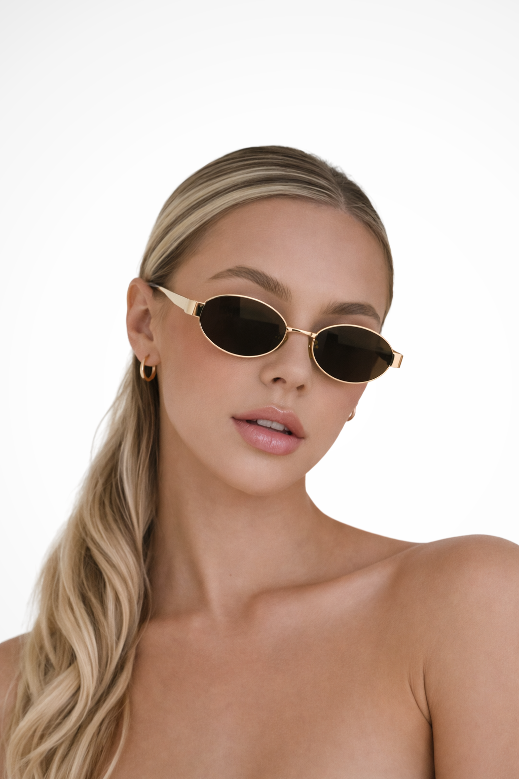 Women's Elegant Oval Lens Sunglasses | Polarized