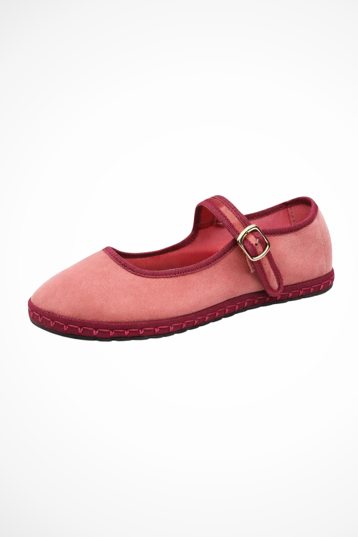 Women's Round Toe Buckle Strap Mary Jane Ballet Flats | Orthopedic