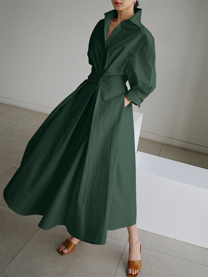 Women's Elegant Formal A-Line Dress | Midi