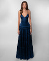 Women's Wedding Guest V Neck Cutout Dress | Maxi