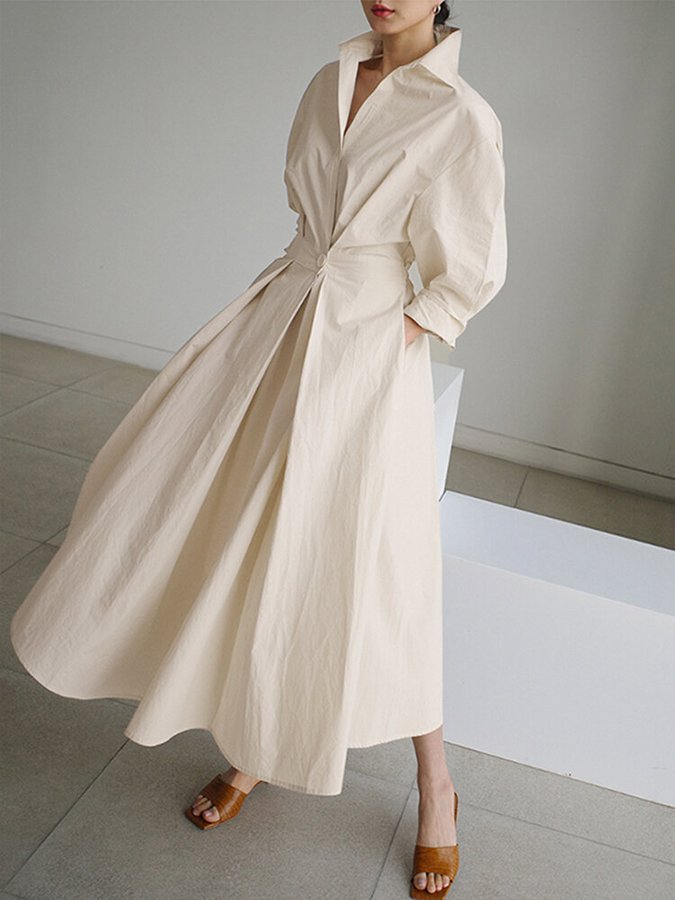 Women's Elegant Formal A-Line Dress | Midi