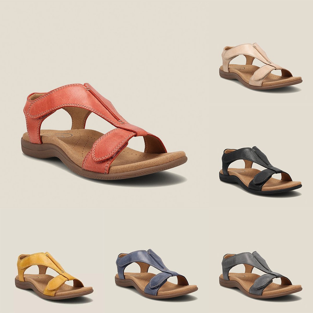 Women's Orthopedic Arch Sole Sandals | T-Strap