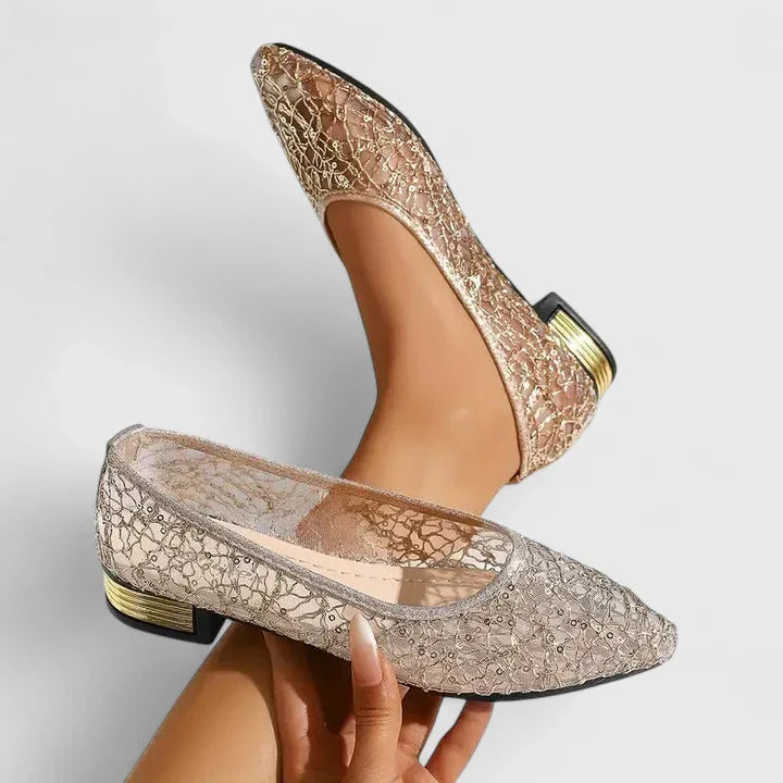 Women's Elegant Evening Low Heel Shoes | Orthopedic