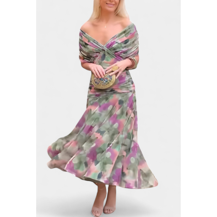Women's Off-Shoulder Evening Dress | Maxi