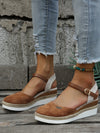 Women's Espadrille Wedge Ankle Strap Sandals | Orthopedic