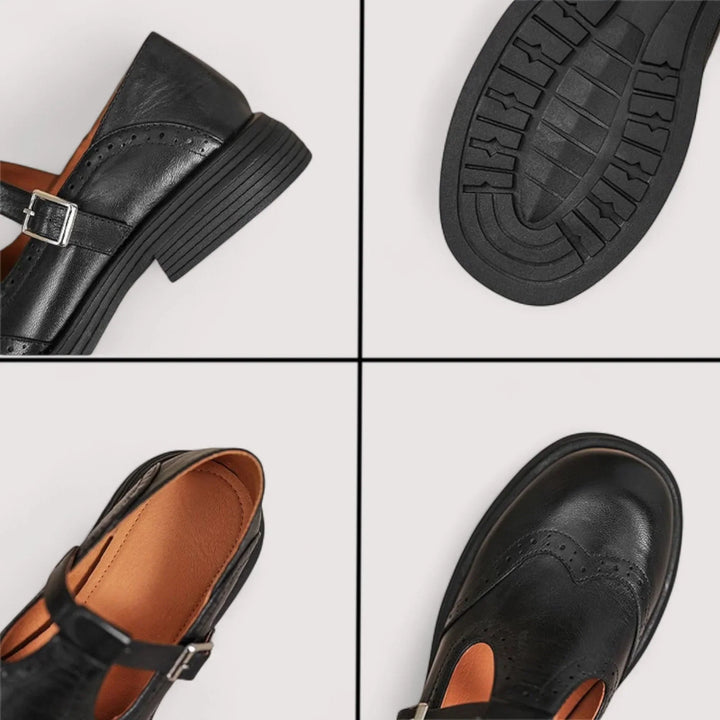 Women's Orthopedic Buckle Closure Mary Jane Shoes | Wide Fit