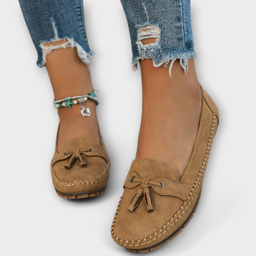 Women's Casual Tassel Detail Orthopedic Loafers | Slip On