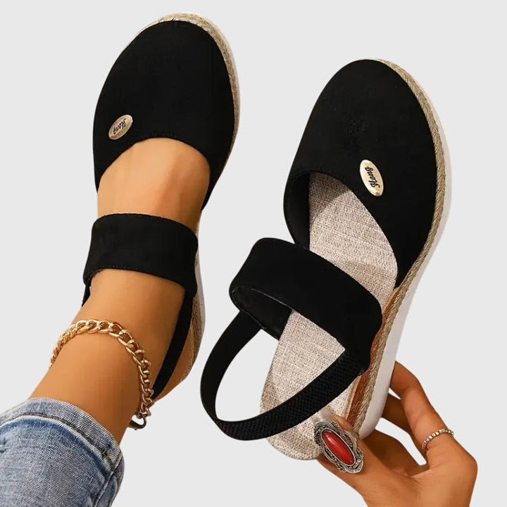 Women's Summer Espadrille Wedge Heel Sandals | Orthopedic