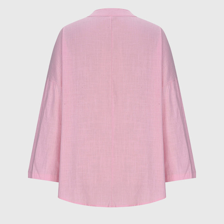Women's Flowy Elegant Beach Summer Shirt | Long Sleeve
