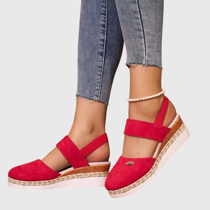 Women's Summer Espadrille Wedge Heel Sandals | Orthopedic
