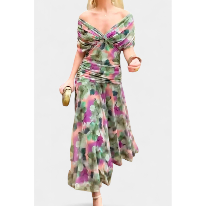 Women's Off-Shoulder Evening Dress | Maxi