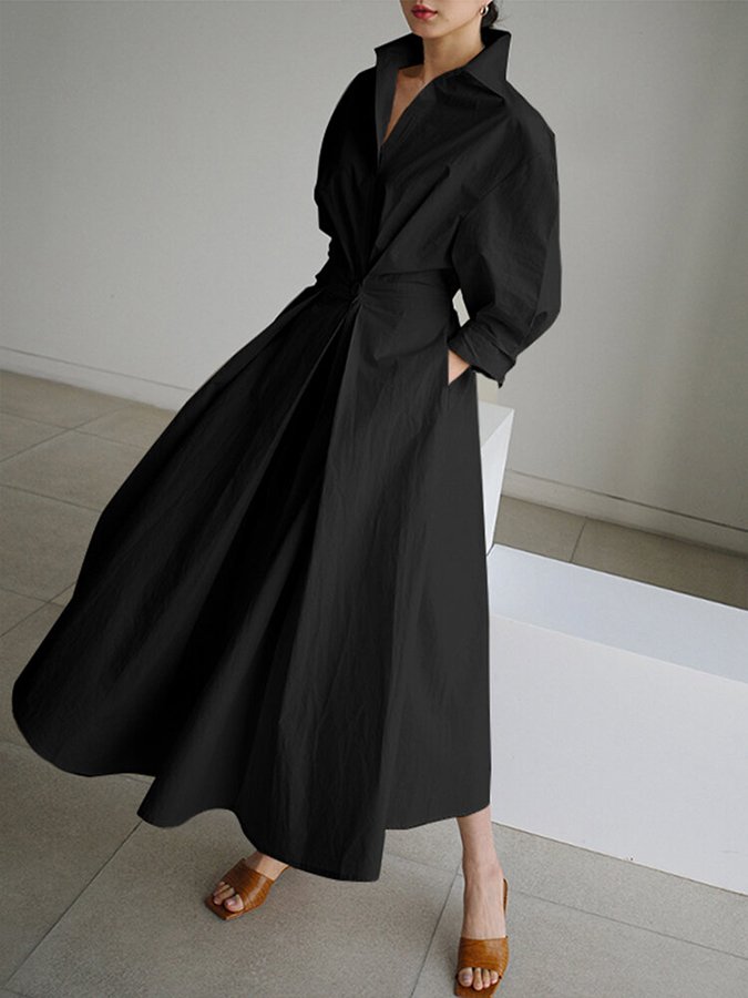 Women's Elegant Formal A-Line Dress | Midi