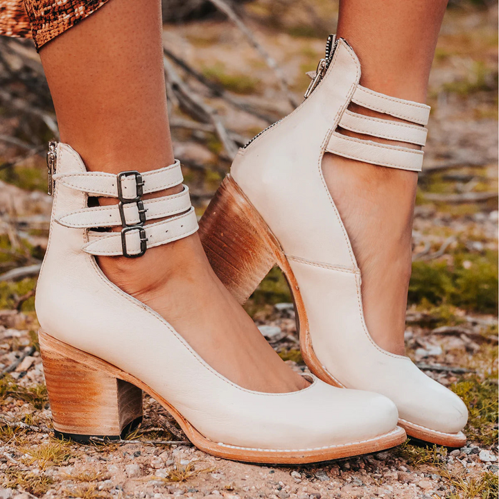 Women's Boho Multi-Strap Orthopedic Sandals | Block Heel