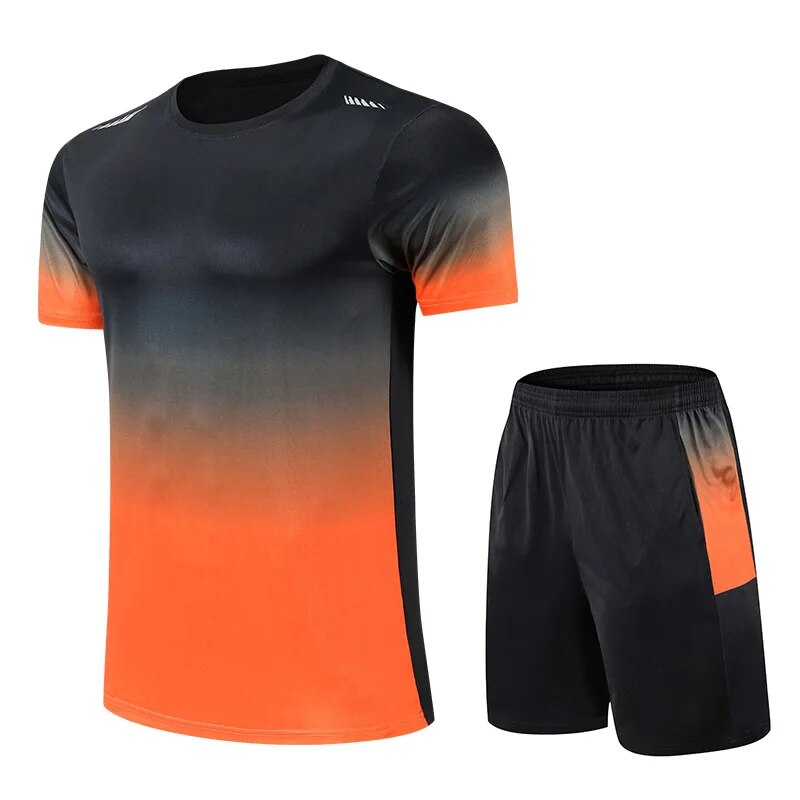 Men's Gym Activewear T-Shirt and Shorts Set | Two Piece