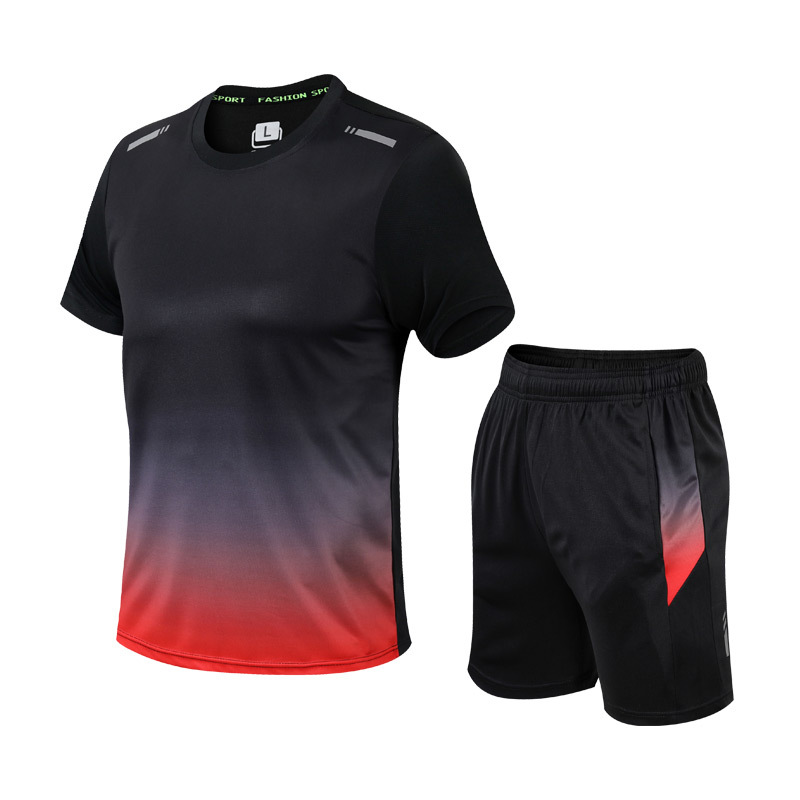 Men's Gym Activewear T-Shirt and Shorts Set | Two Piece