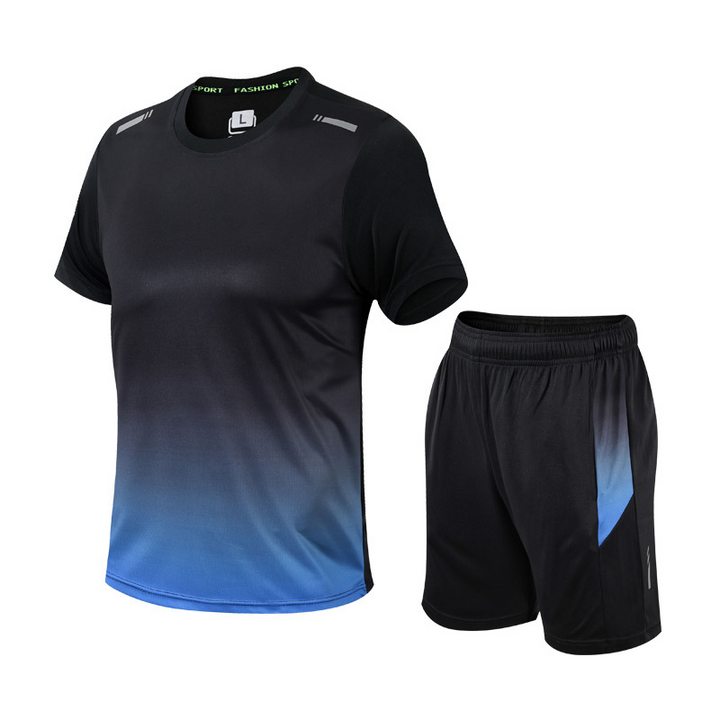 Men's Gym Activewear T-Shirt and Shorts Set | Two Piece