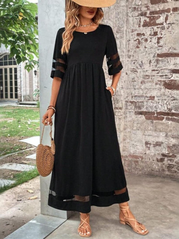 Women's Chique Casual A-Line Dress | Maxi