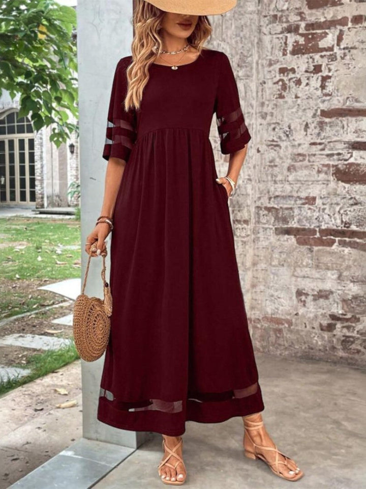 Women's Chique Casual A-Line Dress | Maxi