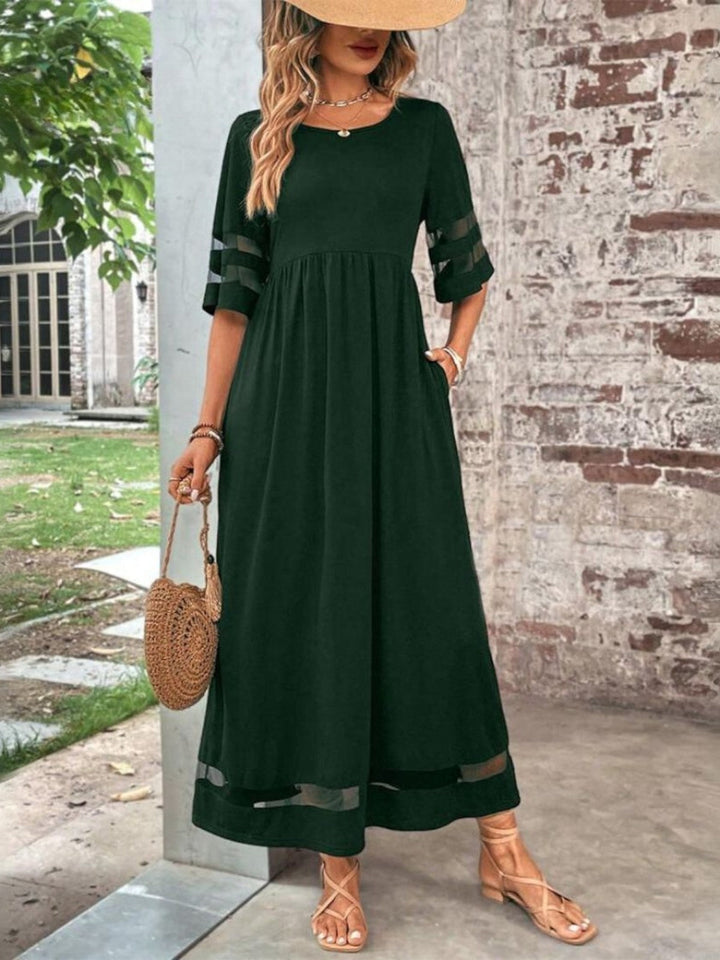 Women's Chique Casual A-Line Dress | Maxi