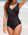 Women's Wrap Style Sleeveless Beach Swimsuit | One Piece