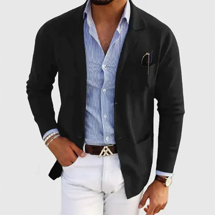 Men's Elegant Loose Fit Work Blazer | Semi-Formal