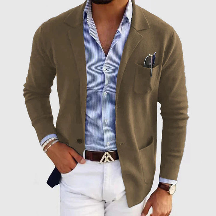 Men's Elegant Loose Fit Work Blazer | Semi-Formal