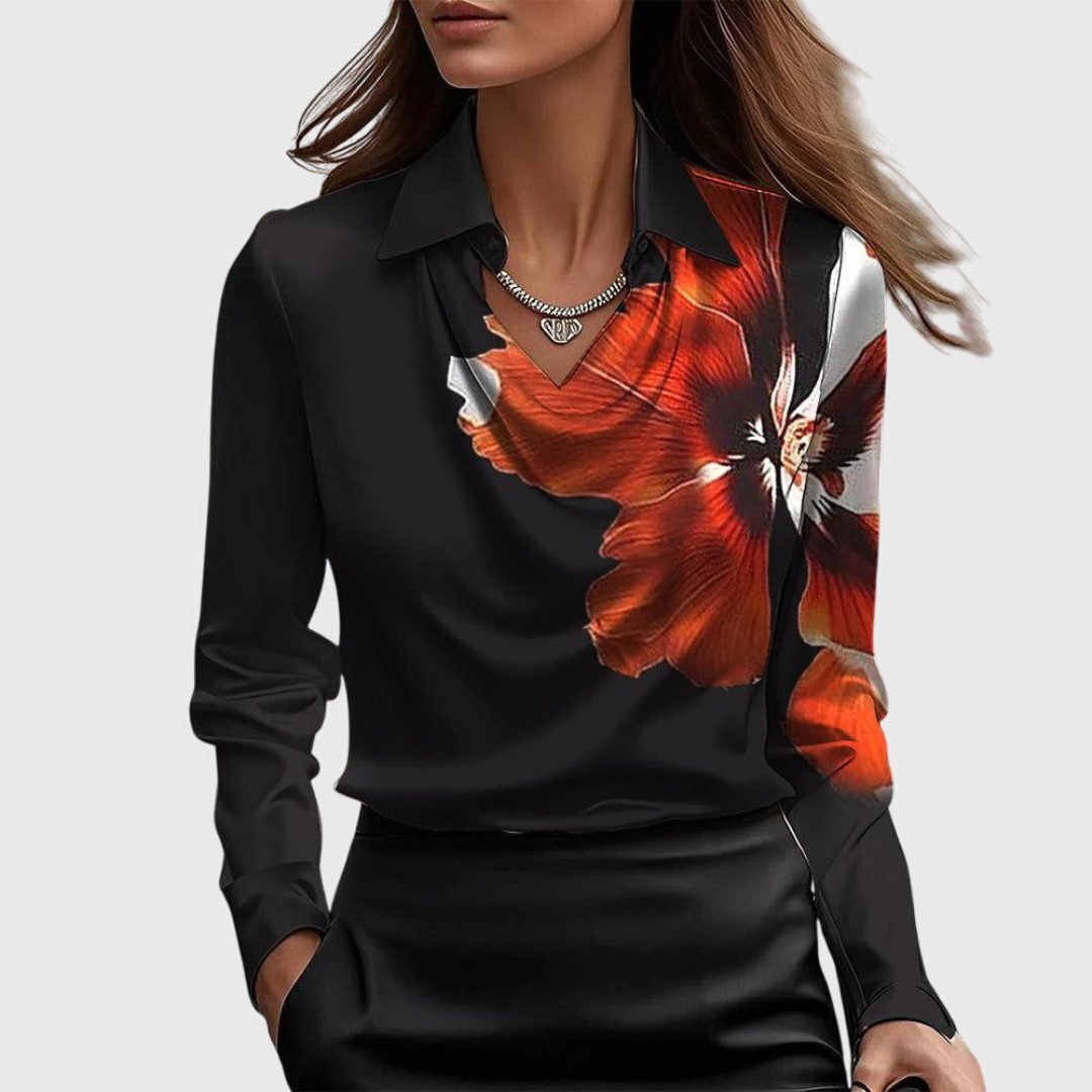 Women's Elegant Chique Blouse | Long Sleeve