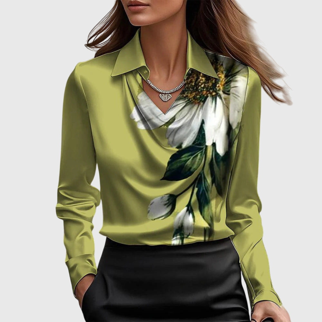 Women's Elegant Chique Blouse | Long Sleeve